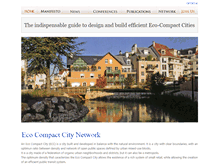 Tablet Screenshot of ecocompactcity.org